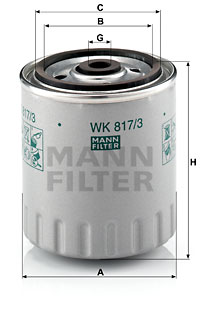 Fuel Filter WK 817/3 x