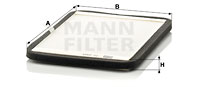 Cabin Air Filter CU 2424